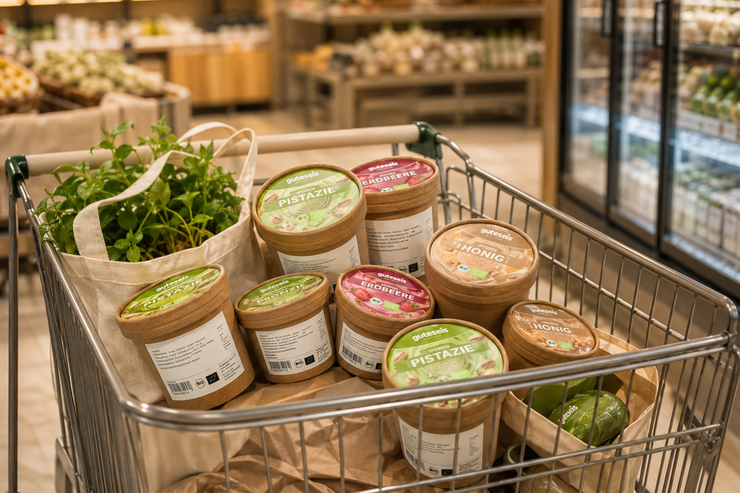 Guteseis-Produkte im professionellen Handel – AI Generated